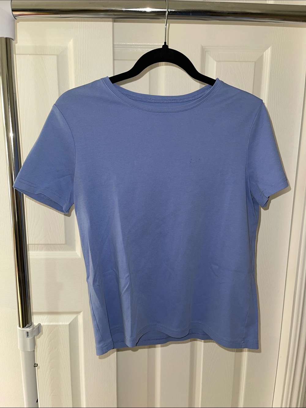 L.L. Bean Pale Blue Basic Tee